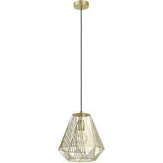 Eglo Eglo - Lampadario a Sospensione Vintage Stype Acciaio Oro 1 Luce E27