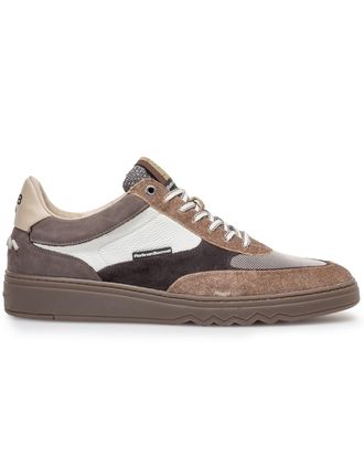 Floris Van Bommel Effen sneaker suede Floris van Bommel bruin