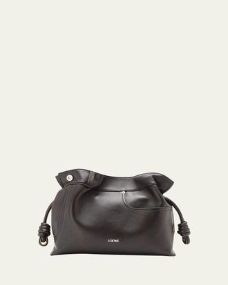 Loewe Flamenco Panta Clutch Bag in Leather