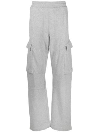 Givenchy cargo cotton track pants - men - Cotton/Cotton - 4XL - Grey