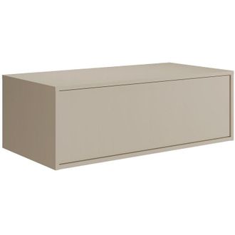Vente-Unique Mobile sotto lavabo sospeso - Colore beige - 94 cm - TEANA II