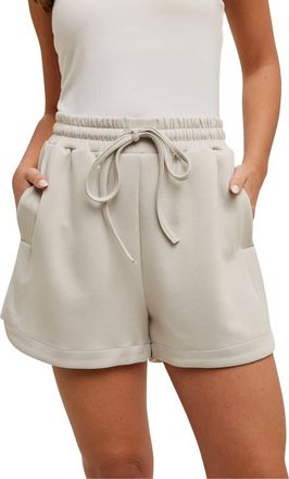 Wishlist Scuba Knit Shorts in Bone at Nordstrom Rack, Size Medium