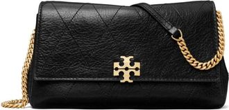 Tory Burch Tassen, Dames, Zwart, ONE Size, Nylon, Kleine Nylon Schoudertas met Rits