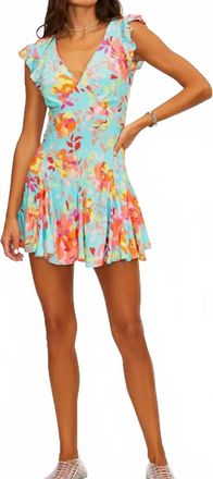 Beach Riot Lennie Dress In Gulf Bloom