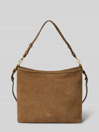 Abro Abro Crossbody Bag aus echtem Leder mit Logo-Detail in Khaki, Gr&ouml;&szlig;e 1