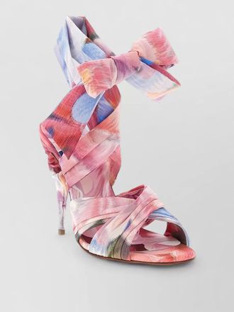 Christian Louboutin affabula sandals open toe stiletto bow