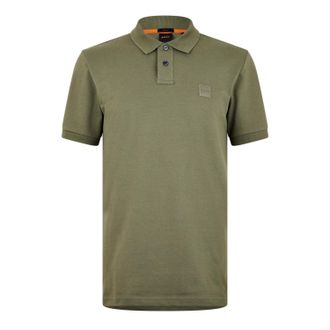 HUGO BOSS Mens Passenger Box Logo Polo Shirt (Sage) - Grey - Size X-Large