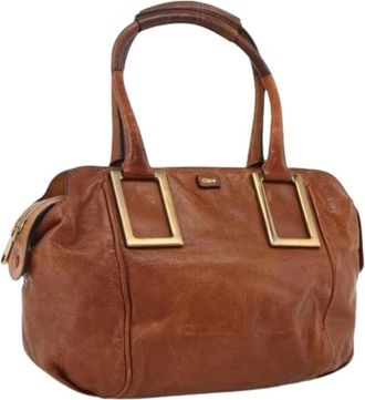 Chlo&eacute; Pre-owned Handbags, female, Brown, Size: ONE SIZE Pre-owned Hand Bag