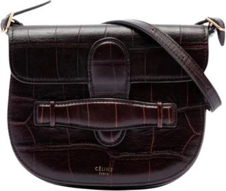 Celine Pre-owned Mini Symmetrical Bag - - Pre-owned - Donna - Marrone - ONE SIZE