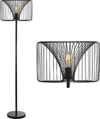 Jonathan Y Designs Gridley 61 Metal LED Floor Lamp, Black at Nordstrom