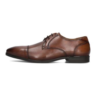 Stefano Lauran Elegante Leren Schoenen - Heren - Nette schoenen - Bruin - 41 EU - Schoenen