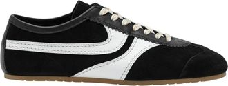 Dries Van Noten Slim Sneaker - Heren - Sneakers - Zwart - 44 EU - Leer - Schoenen