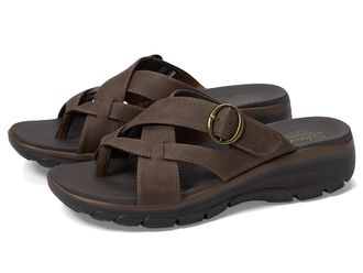 Skechers Easy Going - Sundown Womens Shoes Chocolate : 5.5 B - Medium, Synthetic