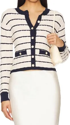 Heartloom Womens Nadine Cardigan Top In Ivory