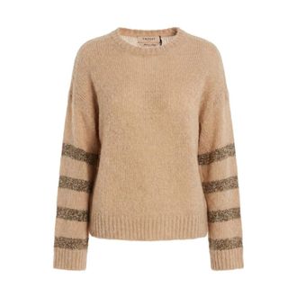 Twinset Round-neck Truien - Dames - Ronde hals truien - Bruin - XS - Truien & Vesten