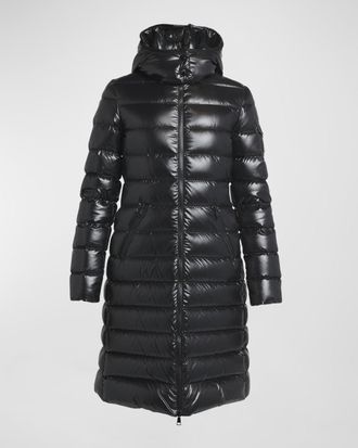 Moncler Moka Long Puffer Coat