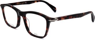 Rag & Bone Rag & Bone Mens 51 mm Havana Eyeglasses