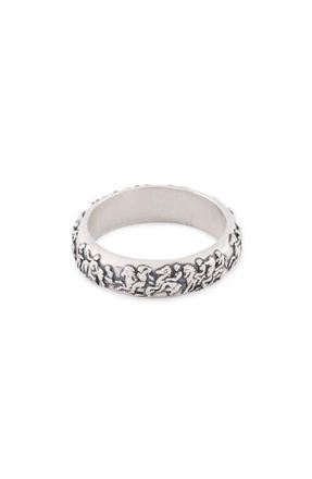 Serge DeNimes Frieze Band Ring in Silver at Nordstrom, Size 11.5