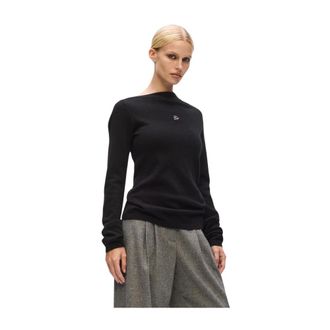 Karl Lagerfeld Cashmere Trui - Dames - Truien - Zwart - Maat: XS Kasjmier
