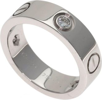 Cartier Love White Gold (18K) Band Ring (Pre-Owned)