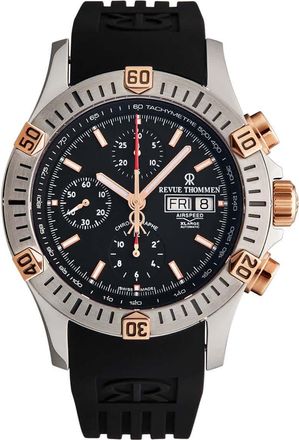 Revue Thommen Air Speed XL Chronograph Automatic Black Dial Mens Watch 16071.6859