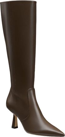 Stuart Weitzman Stuart Supersculpt Zip Leather Boot 75