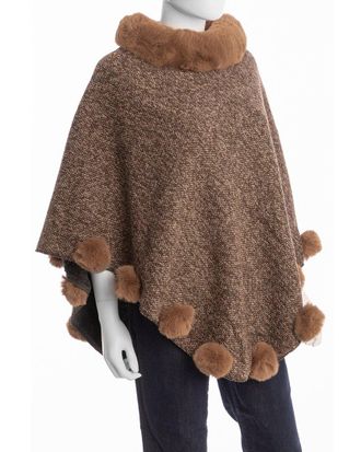 Saachi Saachi Pom Pom Poncho