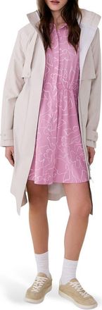 Lole Aliz Trench Coat in Abalone at Nordstrom, Size Xx-Large