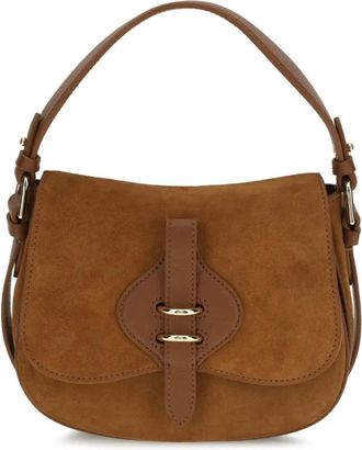 Coccinelle Mavery Su&egrave;de Handtas - Dames - Handtassen - Bruin - ONE Size - Su&egrave;de - Tassen