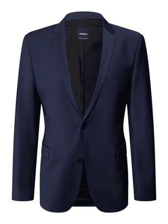 Strellson Extra Slim Fit 2-Knopf-Sakko mit Stretch-Anteil in Blau, Größe 106