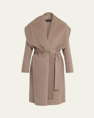 Kobi Halperin Yael Shawl-Collar Wrap Coat