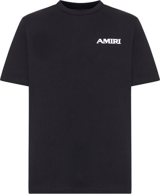 Amiri Cotton T-Shirt With Front Logo