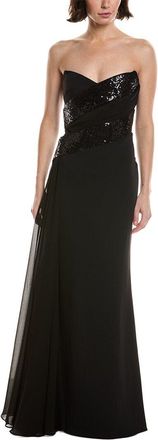 Badgley Mischka Sequin Combo Gown