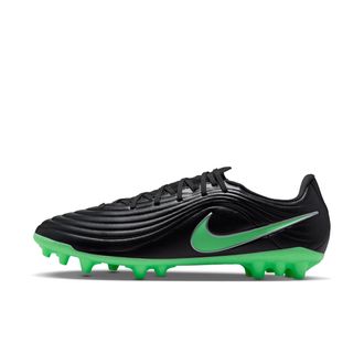 Nike Mens Tiempo Maestro Academy Artificial-Grass Low-Top Soccer Cleats in Black | IB4479-001