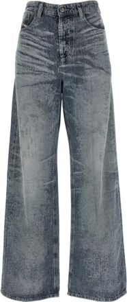 Diesel Dames, Jeans, Blauw, Maat: W28 Katoen