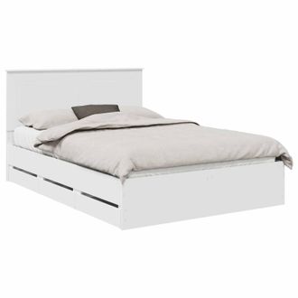 vidaXL Estructura De Cama Con Caj&oacute;n 150 X 200 Cm Madera Ingenieril Vidaxl
