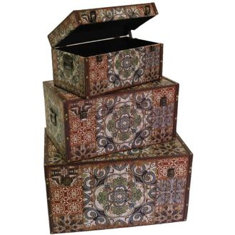 Vacchetti Vacchetti - Ba&uacute;l Ecopiel 1-3 Rectangular Mandalacm59x36h33