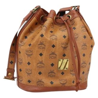MCM Borsa a secchiello Pre-owned - - Pre-owned - Donna - Marrone - ONE SIZE