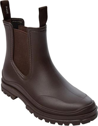 Sofie Schnoor Jodiesw Rubberlaars Donkerbruin - Dames - Regenlaarzen - Bruin - 37 EU - Schoenen