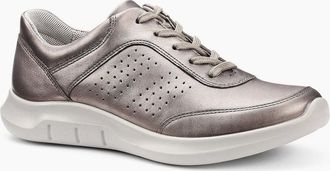Hotter Womens Orion Womens Casual Trainers - Silver - Size: 5.5