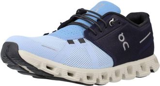 On Mens Cloud 5 Sneakers, Midnight/Chambray, 11 UK