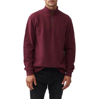 Rodd & Gunn Alton Ave Regular Fit Pullover Sweatshirt in Berry at Nordstrom, Size X-Large