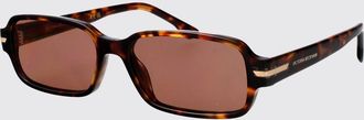 Victoria Beckham Occhiali da sole rettangolari in acetato con motivo tartarugato