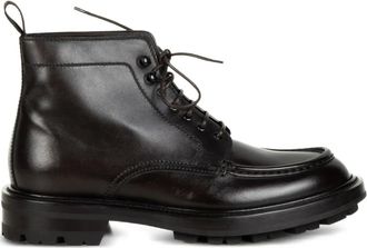 Neil Barrett Stivali con inserti e lacci - Marrone