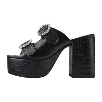 L37 Mujer, Zapatos, Negro, Talla: 39 EU
