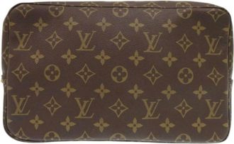 Louis Vuitton Pre-owned Clutches, male, Brown, Size: ONE SIZE Pre-owned Printed Flat Pouch