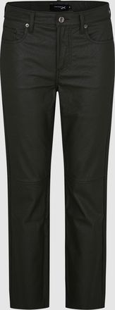 Jeanne Vouland Pantalon Gabryel Similicuir Kaki