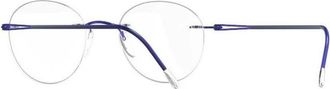 Silhouette Lite Spirit Frame - Dames - Brillen - Blauw - 48 MM - Accessoires