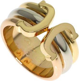 Cartier Yellow Gold (18K) Pink Gold (18K) White Gold (18K) Band Ring (Pre-Owned)