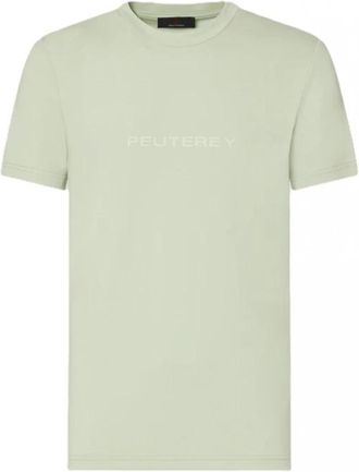 Peuterey NEW Otago T-shirt - Heren - T-shirts - Groen - L - Katoen - Tops